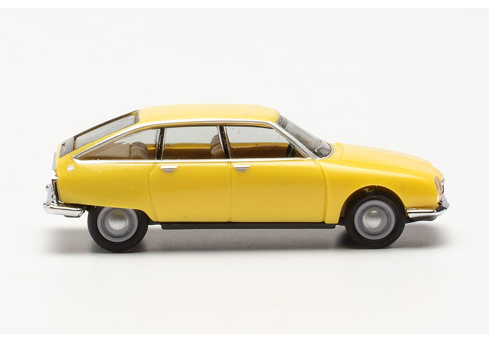 Автомобиль Citroën GS, желтый
