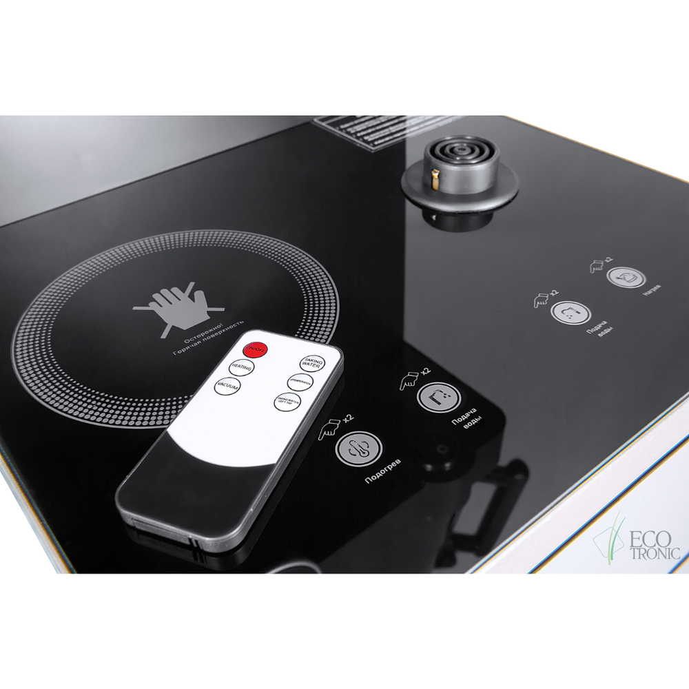 Кулер с чайным столиком Тиабар Ecotronic TB12-LNR black