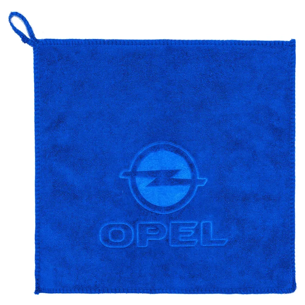 Салфетка чистящая микрофибра с логотипом 30*30 см (3шт/уп) Forsage F-NHE33 OPEL