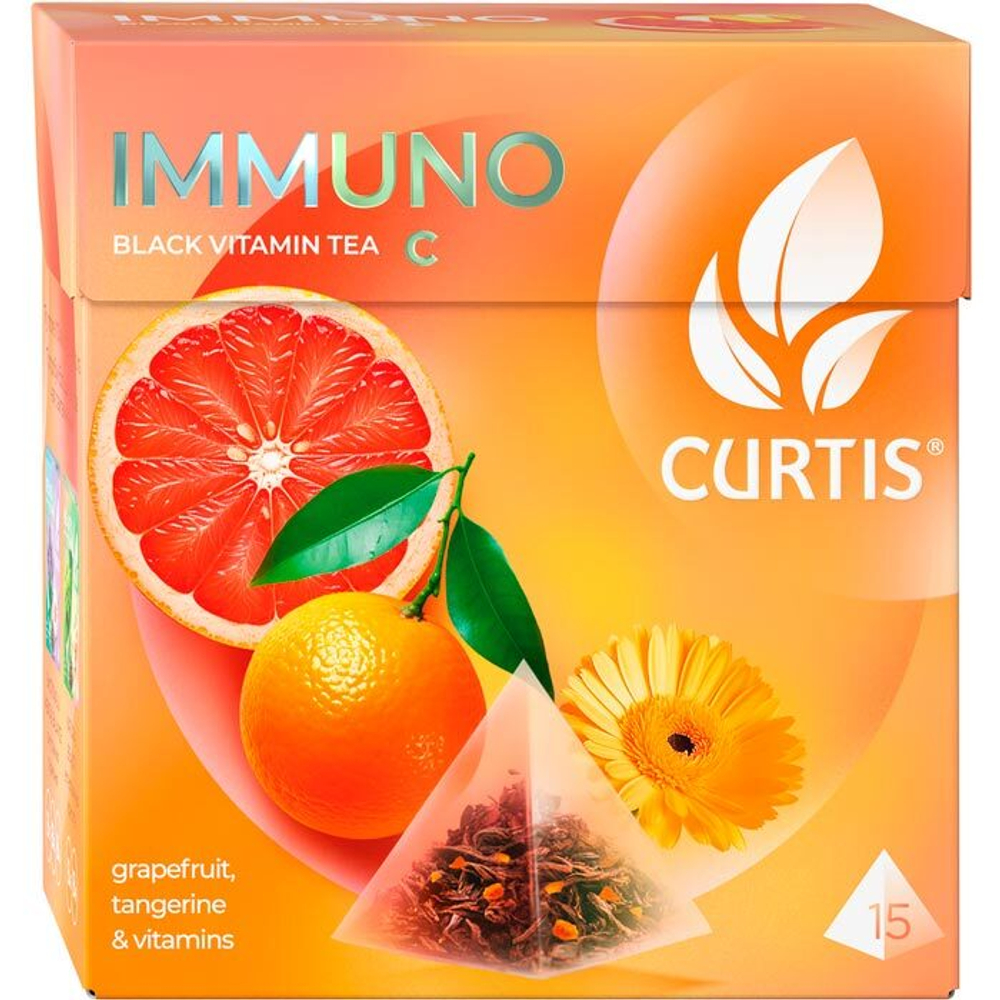 Чай в пирамидках Curtis Immuno 15 шт