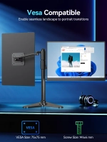 Портативный 16" сенсорный монитор с защитным чехлом Ucolor O2 Touch 3K OLED 2880x1800, 120 Гц