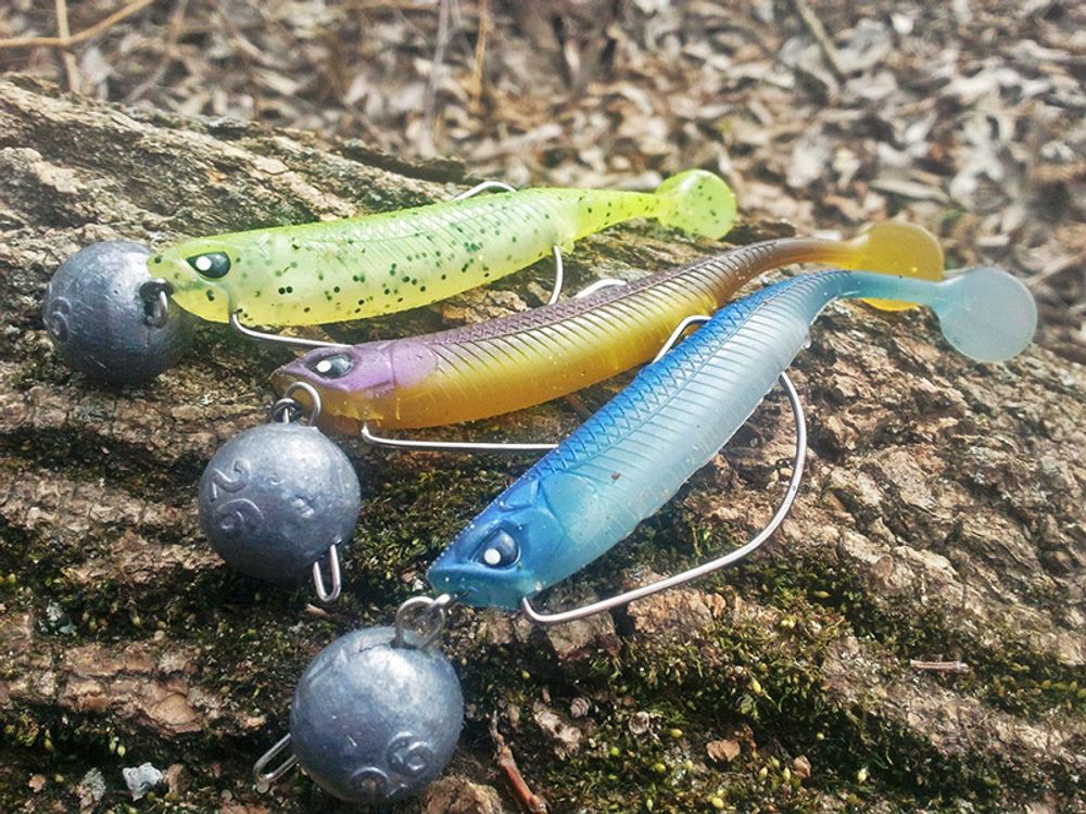 Виброхвост LJ 3D Series Makora Shad Tail 5.0in (12,7 см), цвет 006, 4 шт/уп
