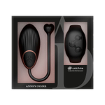 Черное виброяйцо с часами-пультом ДУ Anne's Desire Watchme Technology Remote Control Egg Black
