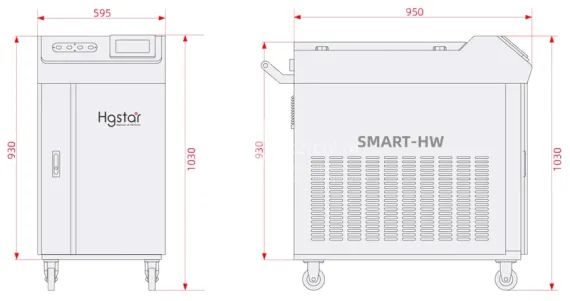 Аппарат ручной лазерной сварки HGTECH SMART HW-2000