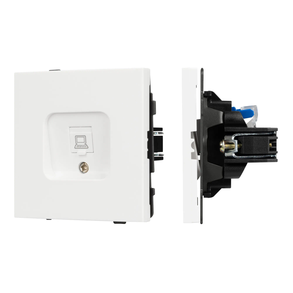 Механизм компьютерной розетки SCT-TENDO-MPC1-SFPL-WH (RJ-45, CAT6) (Arlight, -) 054594