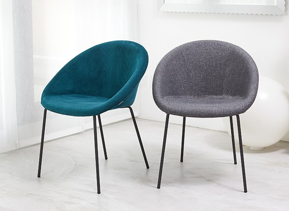 Кресло мягкое Scab Design Giulia Pop, антрацит, серый