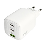 Сетевое зар. устр. Keephone Speedy 1USB+2C Gan 65W белое