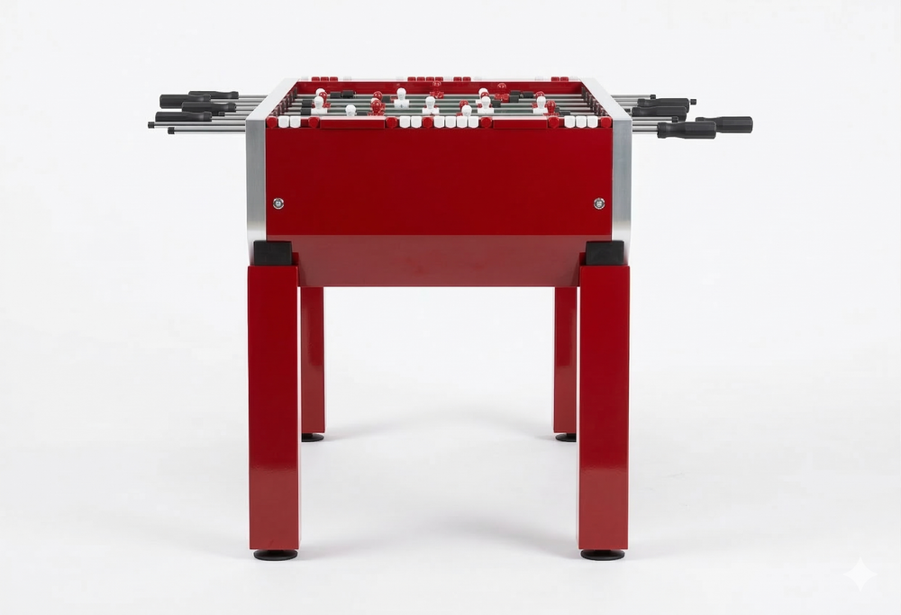 Игровой стол - футбол "NineStar Iron Pro ITSF Red"(144х75,5х90)