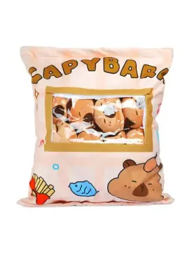 Мягкая игрушка подушка Pudding Пудинг Капибара, 40х30см