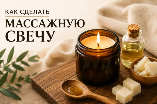 Как сделать массажную свечу: состав, пропорции и рецепт из кокосового воска