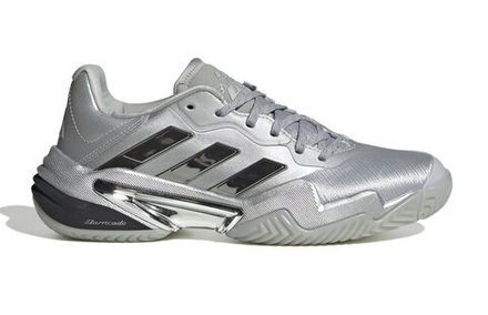 Женские теннисные кроссовки Adidas Barricade 13 W Silver Edition - silver metalic/silver metalic/dash grey