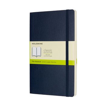 Блокнот Moleskine Classic Soft Large 130х210 мм 192 стр нелинованный мягкая обложка (QP618B20)
