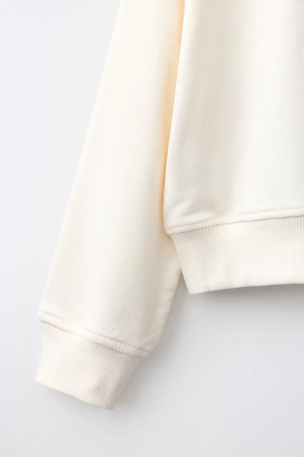 ZARA ХУДИ С НАШИВКОЙ В ВИДЕ ЗВЕЗДЫ, ПЕСОЧНЫЙ