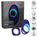 Эрекционное и опорное кольца Link Up Alpha (Цвет: синий)