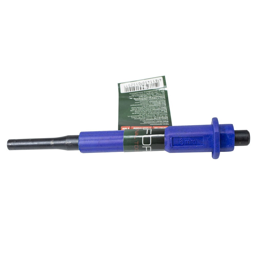 Выколотка c прорезиненной защитной рукояткой 6мм (L-125мм) RockForce##Rock FORCE RF-6046210Q