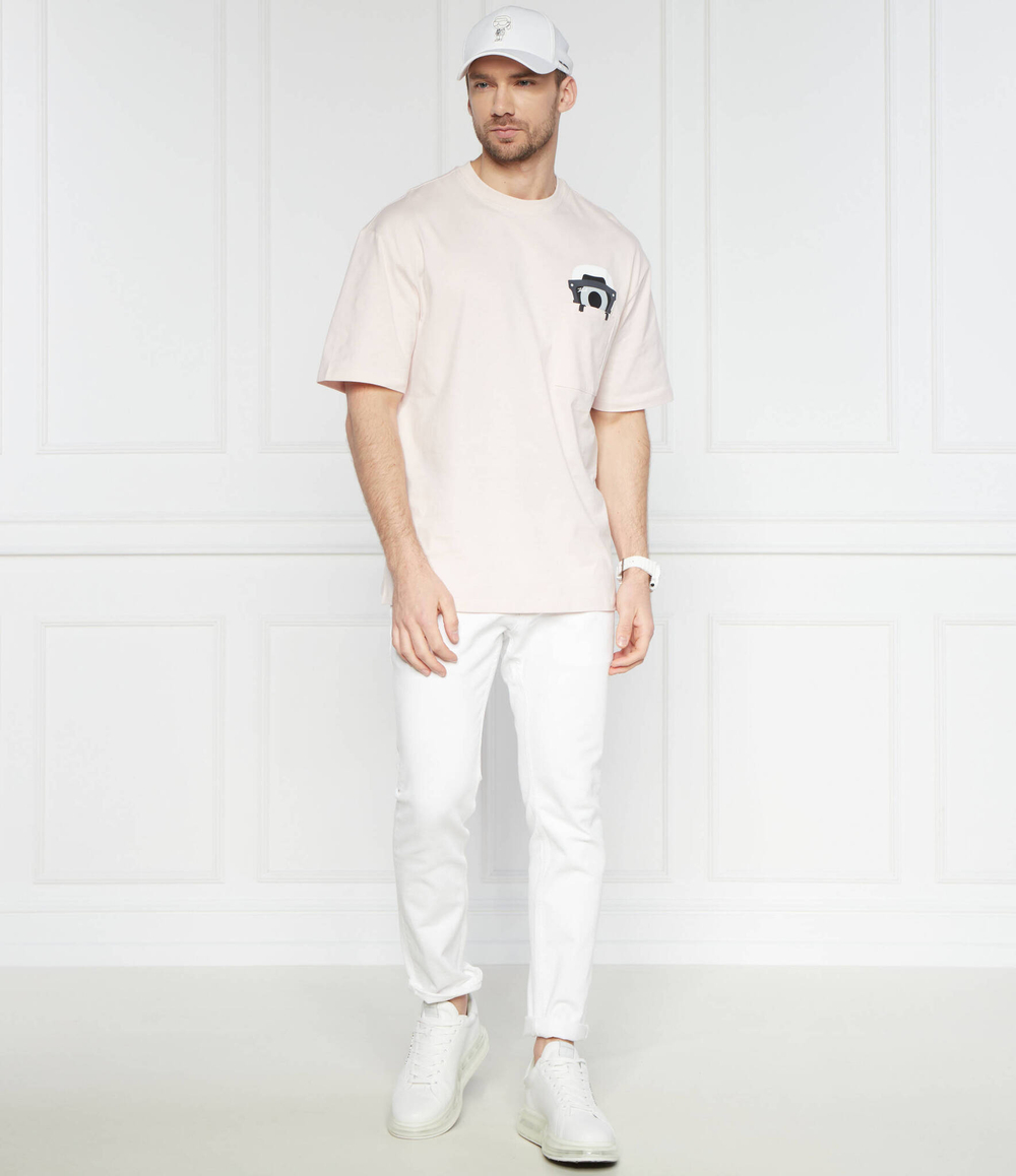 Футболка CREWNECK Karl Lagerfeld - пудро-розовый(755099 542270)