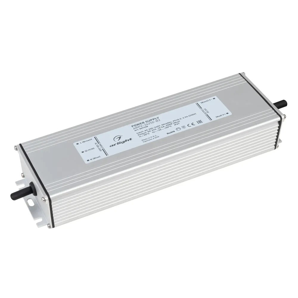 Блок питания ARPV-24250-B2 (24V, 10.4A, 250W) (Arlight, IP67 Металл, 3 года)