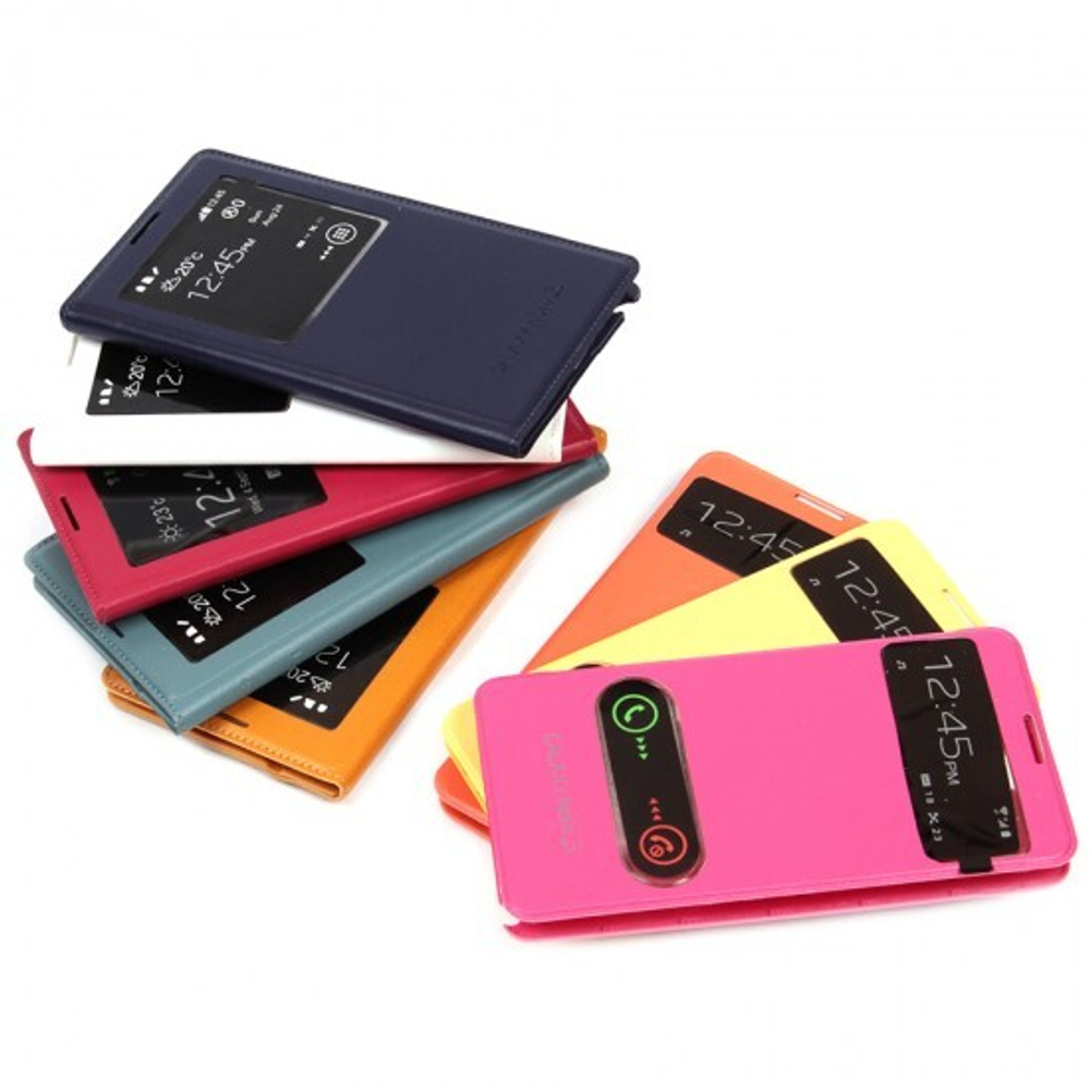 Задняя крышка-чехол Flip Cover для Samsung Galaxy Note 3, 006572 Красный