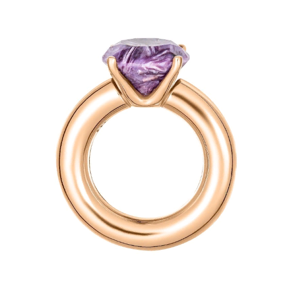 Moonka Cartoon Ring с чароитом