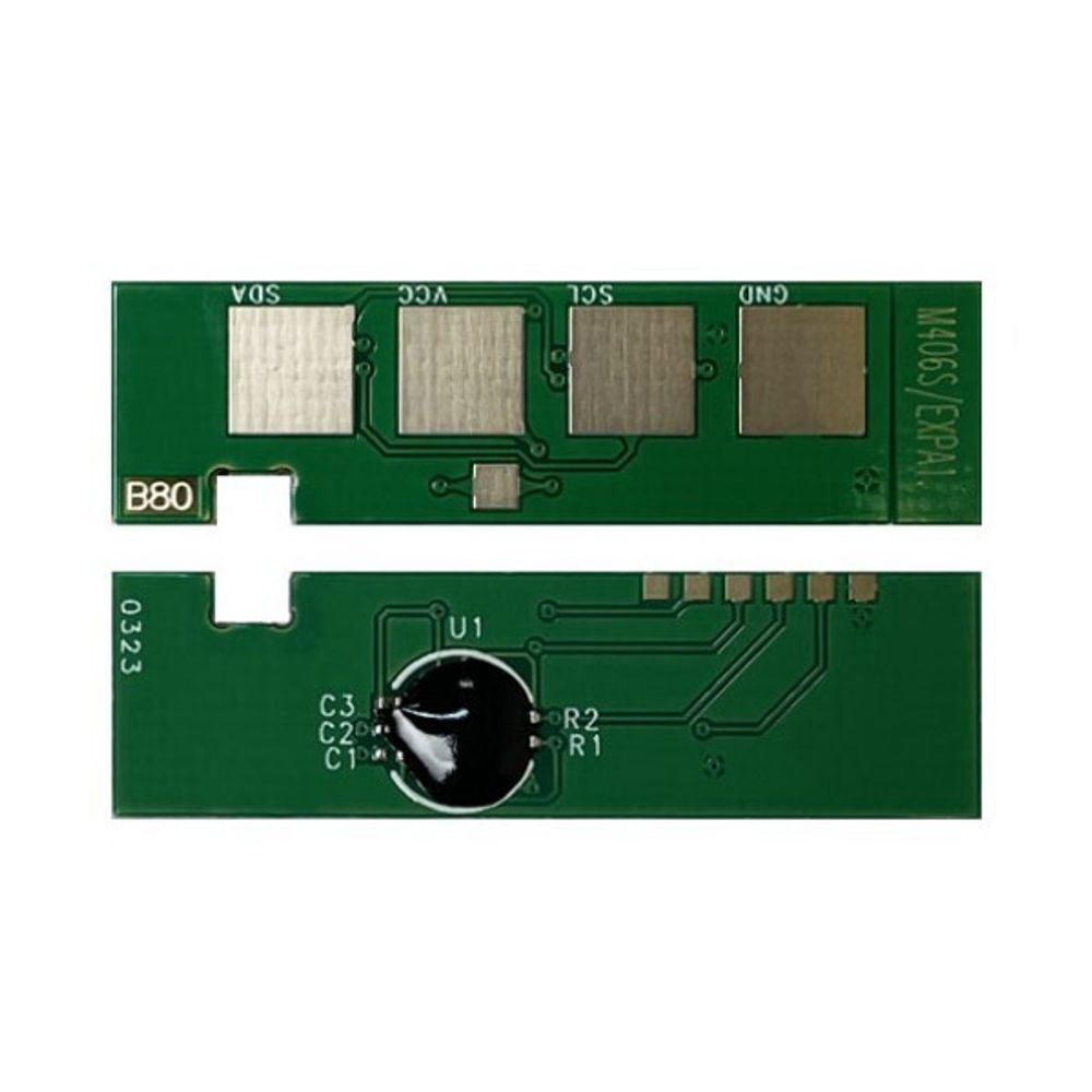 Чип для картриджа CLT-M406S Samsung CLP-360/365, CLX-3300/3305 (1K) magenta UNItech (Zhono)