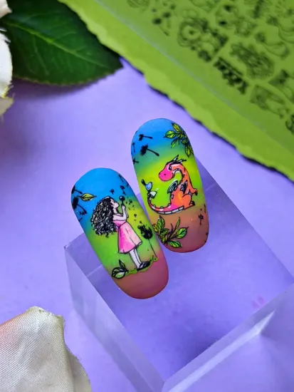 Пластина для стемпинга ENIGMANIC Stamping №040