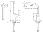 СМЕСИТЕЛЬ ДЛЯ КУХНИ BRAVAT PALACE F7172217CP-1-RUS