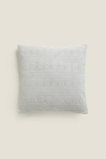 ZARA HOME ЧЕХОЛ ДЛЯ ДЕКОРАТИВНОЙ ПОДУШКИ ИЗ СИНЕЛИ, ОЛИВКОВО-ЗЕЛЕНЫЙ