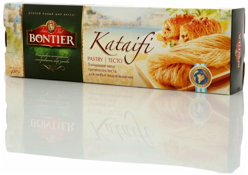 Тесто Катаифи, 450г "Bontier"