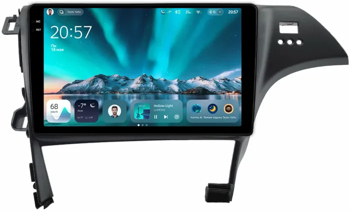 Магнитола для Toyota Prius 30 2009-2015 (правый руль) - Teyes CC4 монитор 10.36" 2K QLED на Android 14, Быстрейшая, Snapdragon 680, DSP, CarPlay, 4G SIM-слот