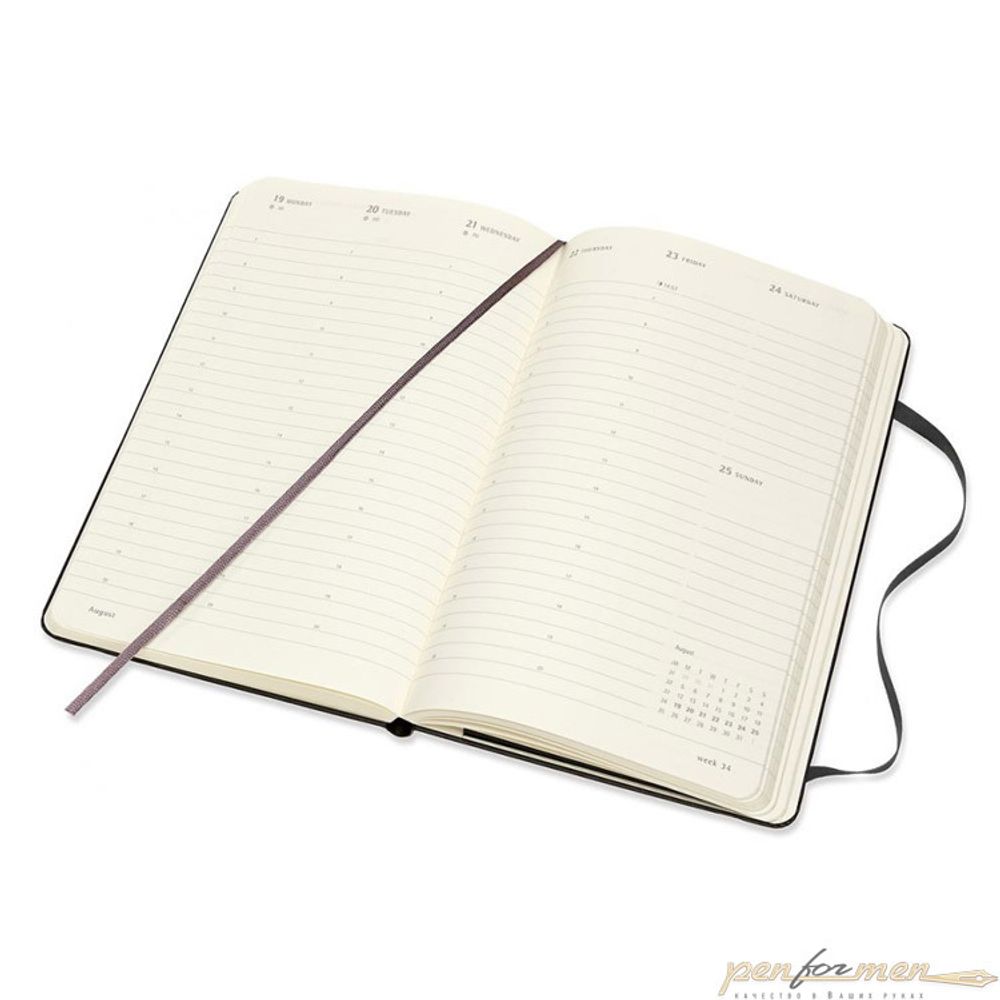 Еженедельник Moleskine Pro Large Vertical черный (DHB12PRO3)