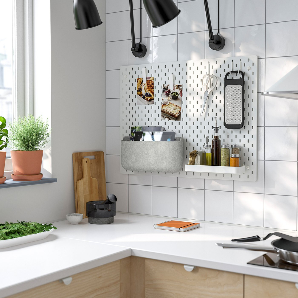 IKEA SKÅDIS  (ИКЕА СКОДИС)  -  Корзинка - серая
