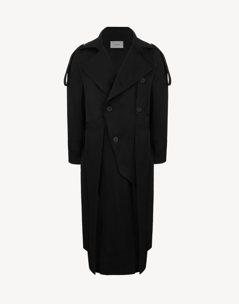 “Creative director” spring deconstructed tailcoat-trench