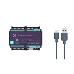 NICOLAUDIE ARCHITECTURAL DINA-DR2 LITE - DMX-интерфейс, 3х DMX512 (512 канала), 5 зон, 99 сцен, USB