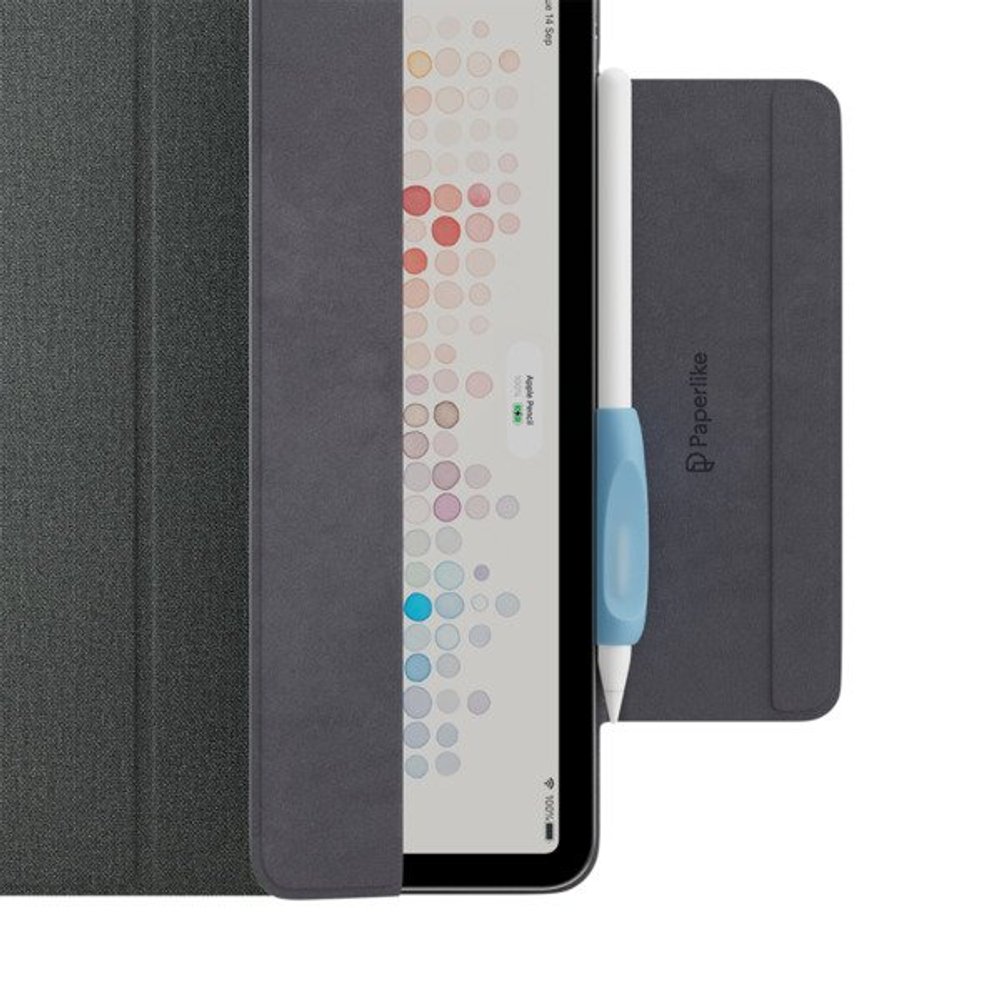 Силиконовая накладка Paperlike Pencil Grips V2 для Apple Pencil 2 шт. Grey / Blue