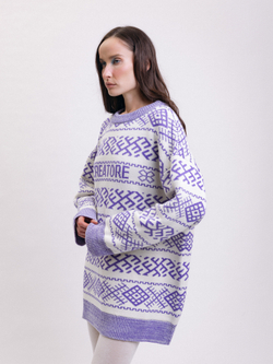 Джемпер с новогодним орнаментом
