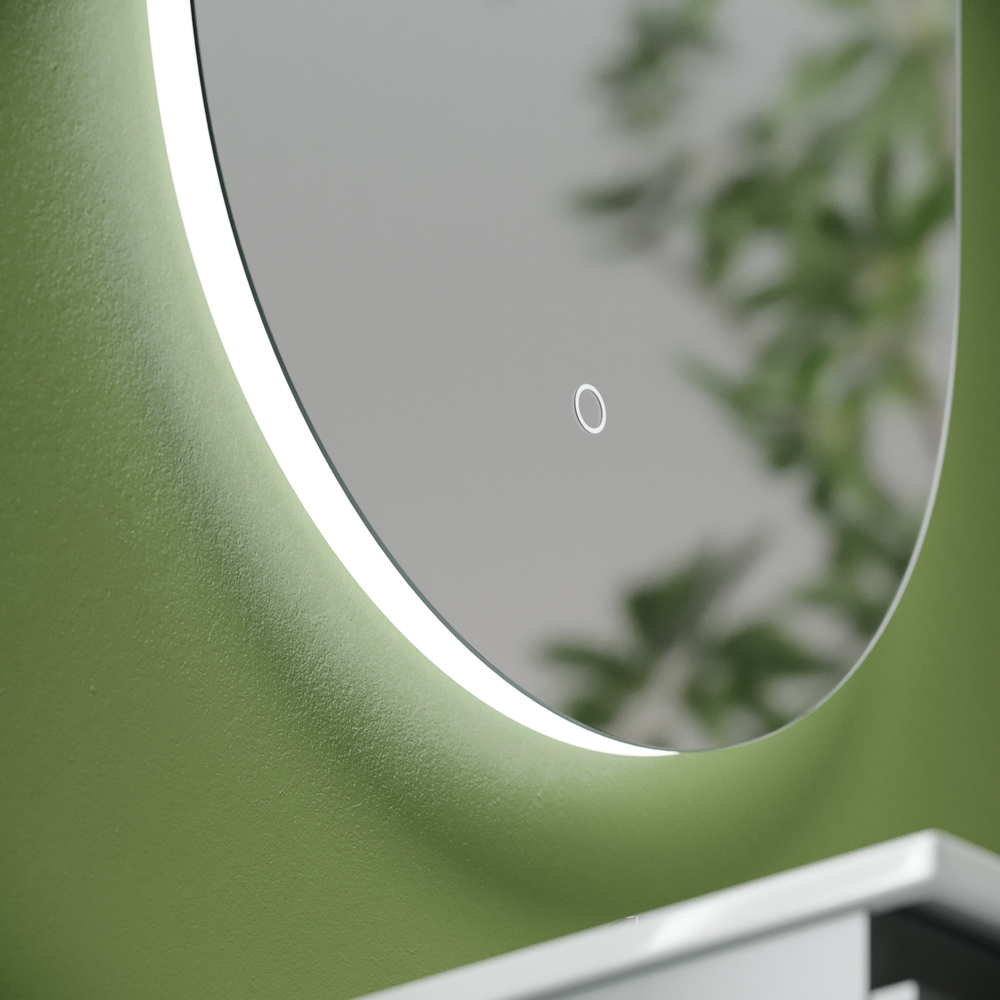 Зеркало с подсветкой Sancos Oval 550х1050 мм, арт. OV55C