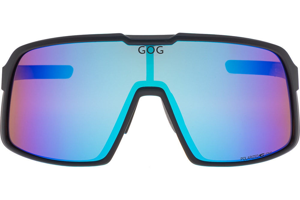Спортивные очки GOG Kari / Matt Black / Polarized Reflex White-Blue