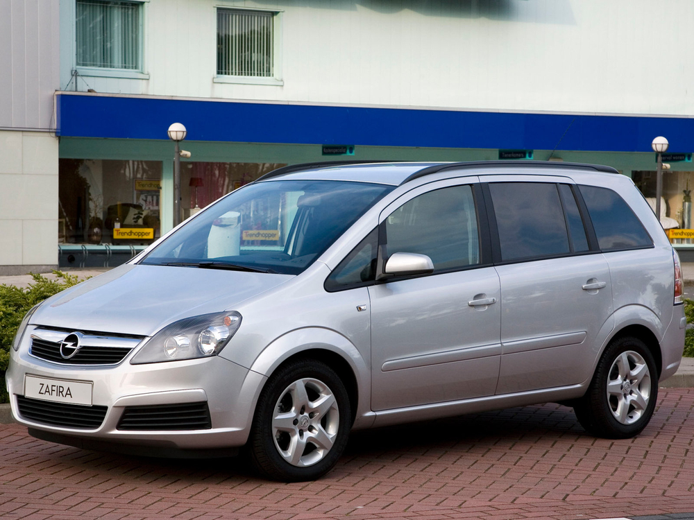 Порог Opel Zafira B 2006-2011 (0,8мм)