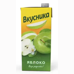 Сок натуральный Вкусника Яблоко 0,95 л