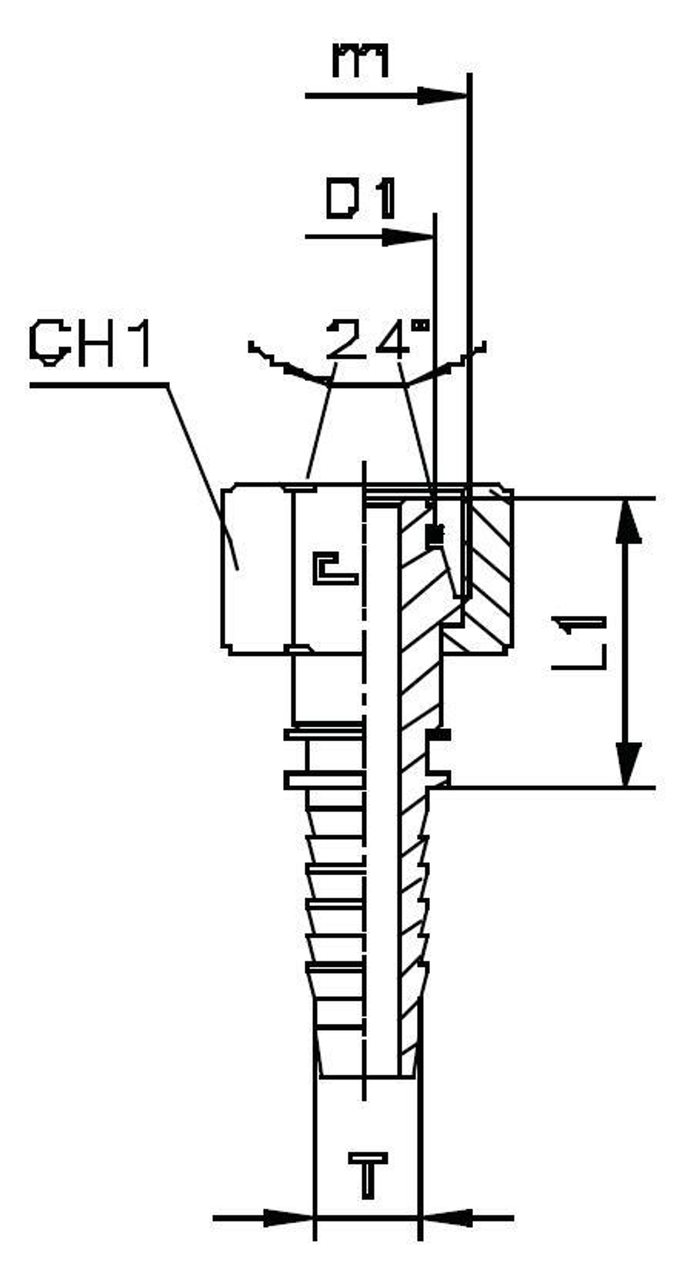 Фитинг DN 20 DKO-L (Г) 30x2 22