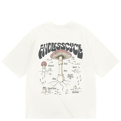 Футболка Haided ENDLESS CYCLE RLXD HW TEE ecru