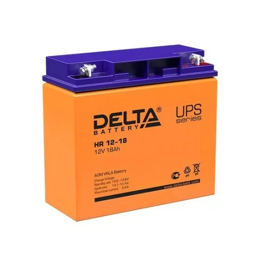 Аккумуляторные батареи Delta HR 12-18