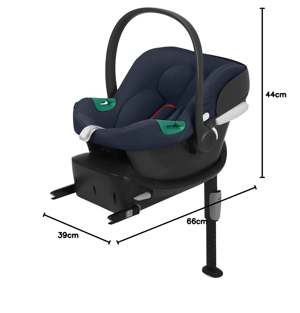 Коляска Cybex Priam IV Rosegold complete Aton B2 Bay Blue Base One 4 в 1 Off White