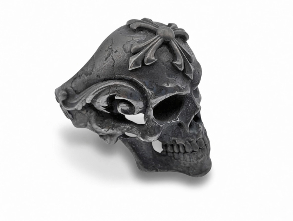 Кольцо из серебра с черепом Cranium-5 AZR-18