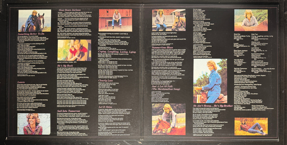 Виниловая пластинка Olivia Newton-John ‎– Clearly Love LP
