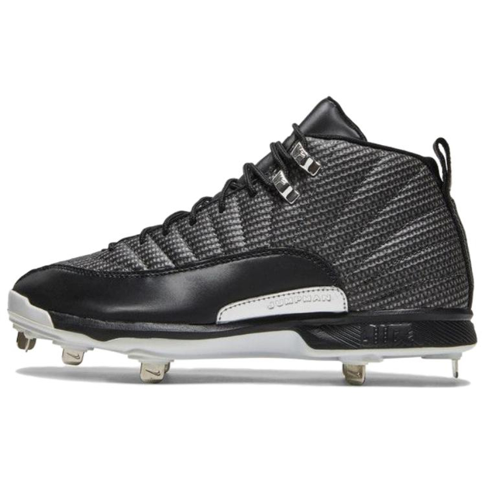 Jordan Air Jordan 12 Baseball Shoes Men"s Black