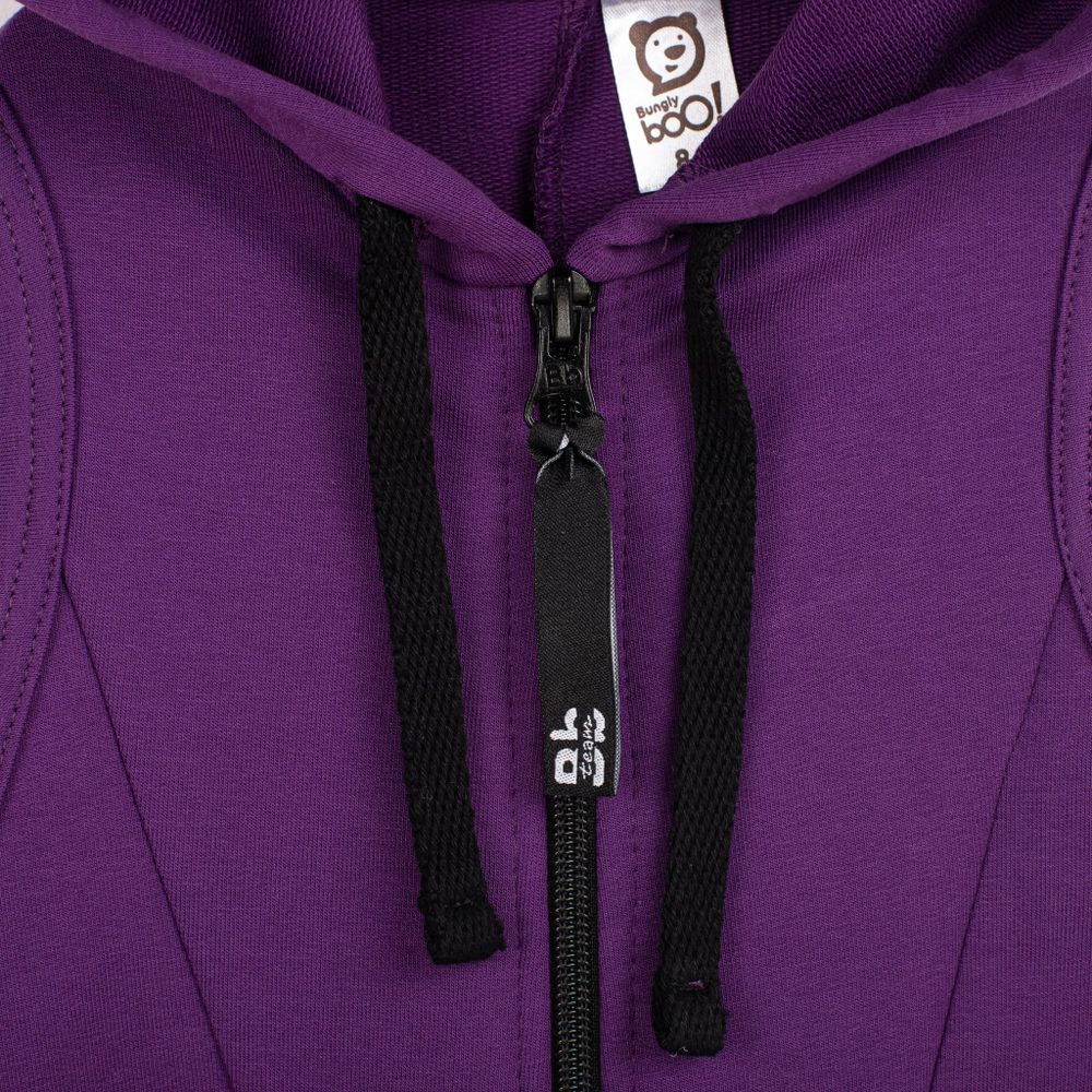 Ромпер на молнии с длинными штанинами "Bb team purple"