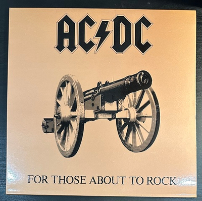 AC/DC - For Those About To Rock (We Salute You) США 1981г.