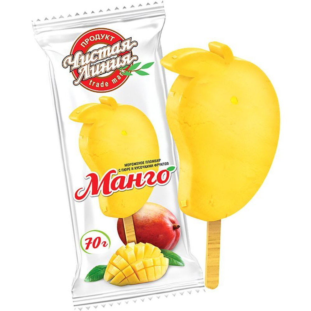 Мороженое эскимо МАНГО (флоупак) 70гр.