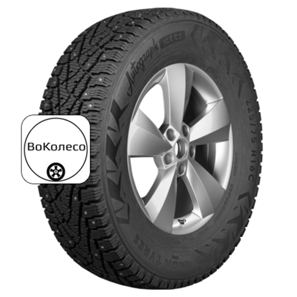 205/70R15C 106/104R Autograph Ice C3 TL (шип.) Ikon